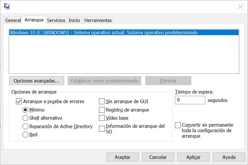arranque a prueba de errores