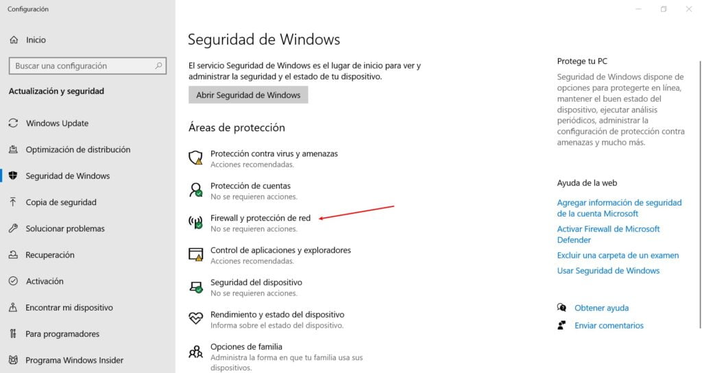 Firewall y protección de red