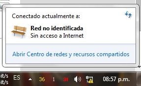 red no identificada