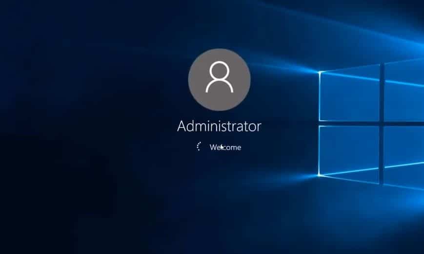Iniciar sesión como administrador