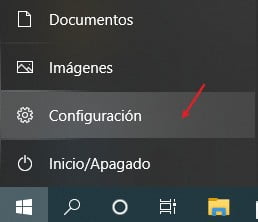 configuración