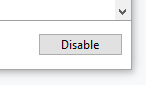 disable icon