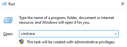 command prompt