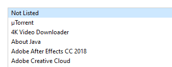 Not listed