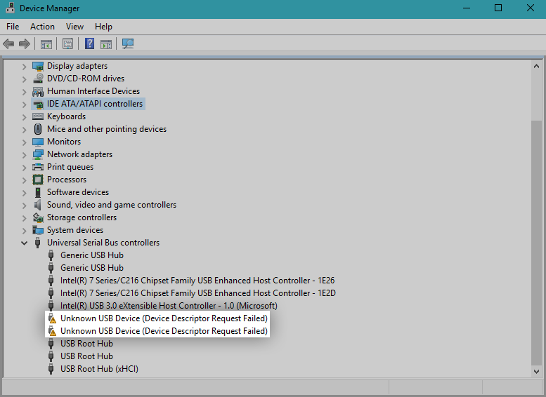 usb device decscriptor