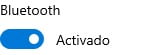bluetooth activado