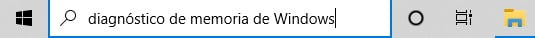 diagnostico de memoria de windows