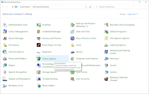 System icons