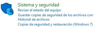 sistema y seguridad