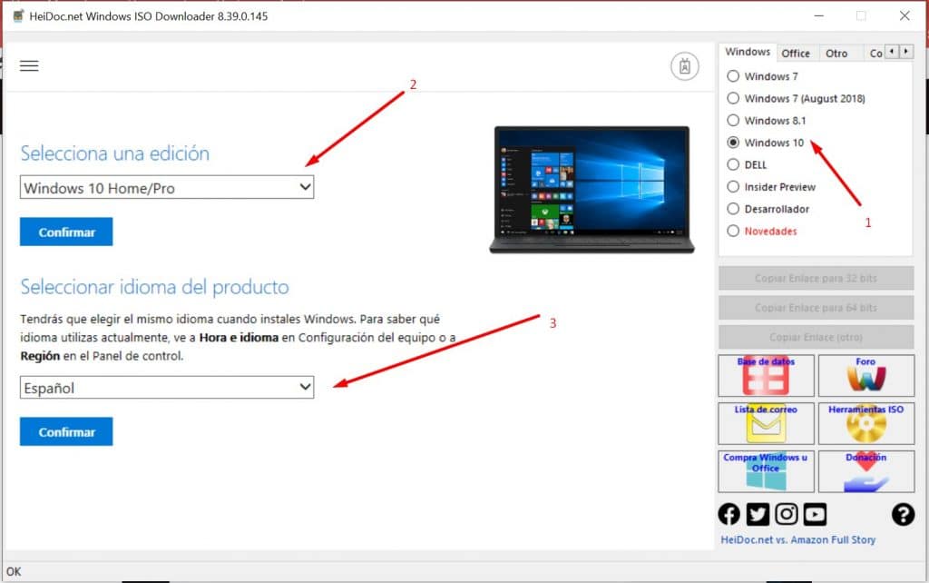 descargar ISO windows 10