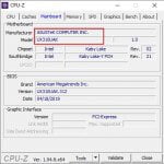 modelo placa base cpu-z