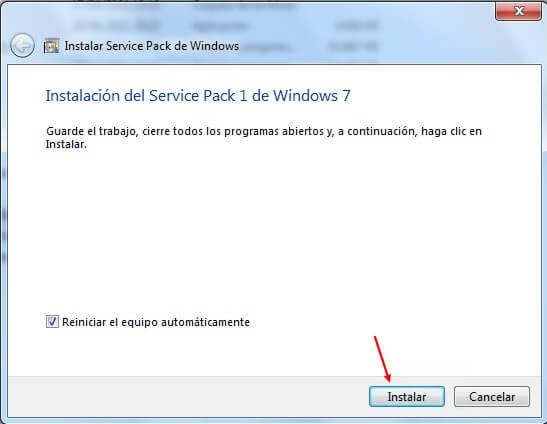 advertencia instalacion windows 7