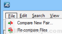 AptDiff comparación de archivos