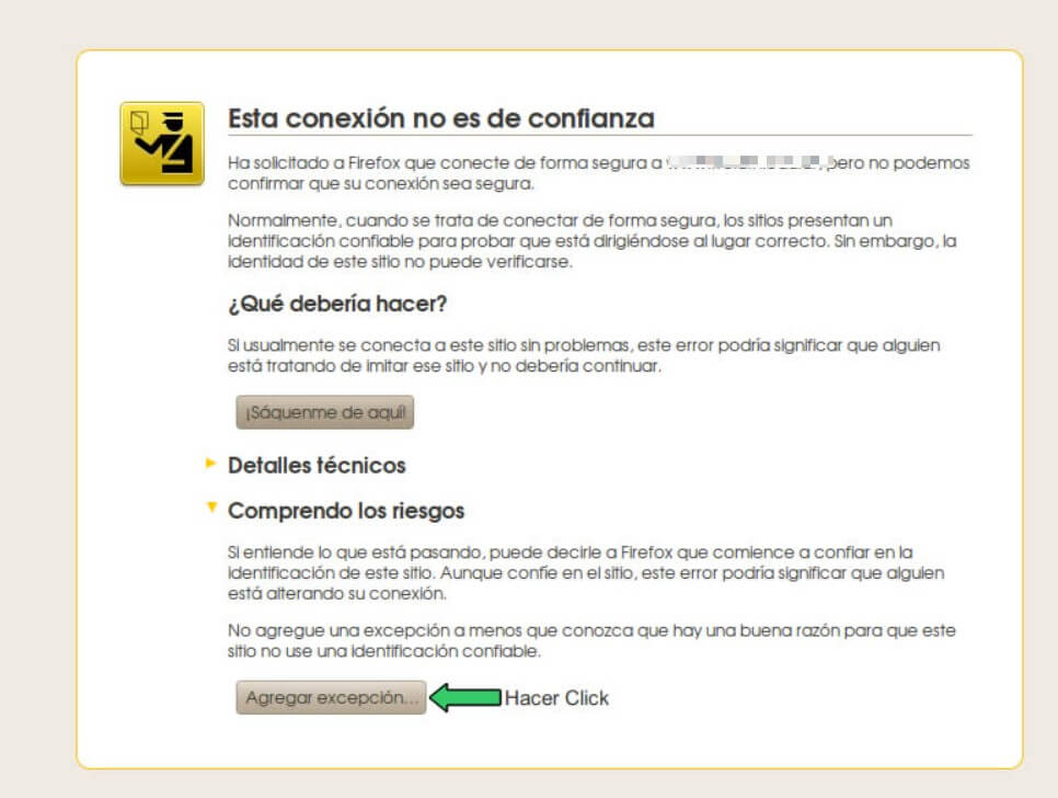 comprendo el riesgo