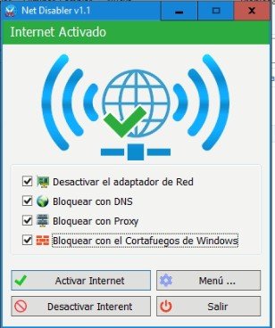 net disabler internet activado