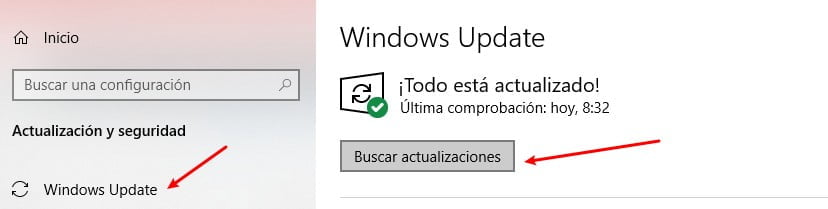 buscar actualizaciones