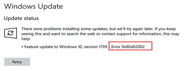 error