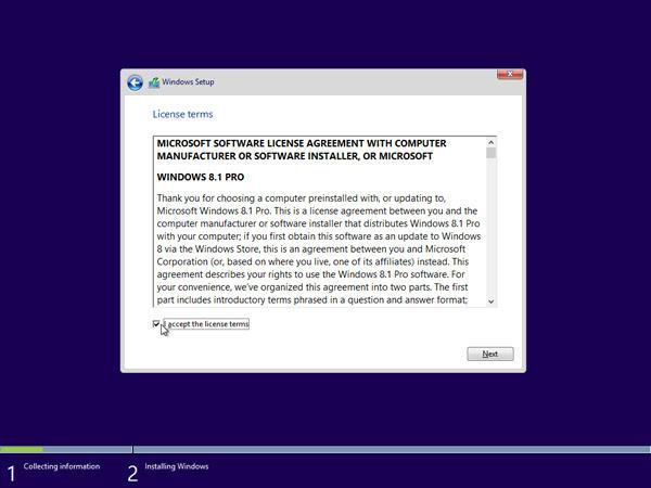 accept license terms