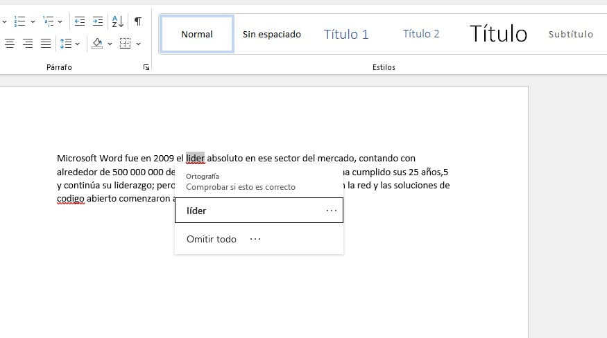 corrector ortografico