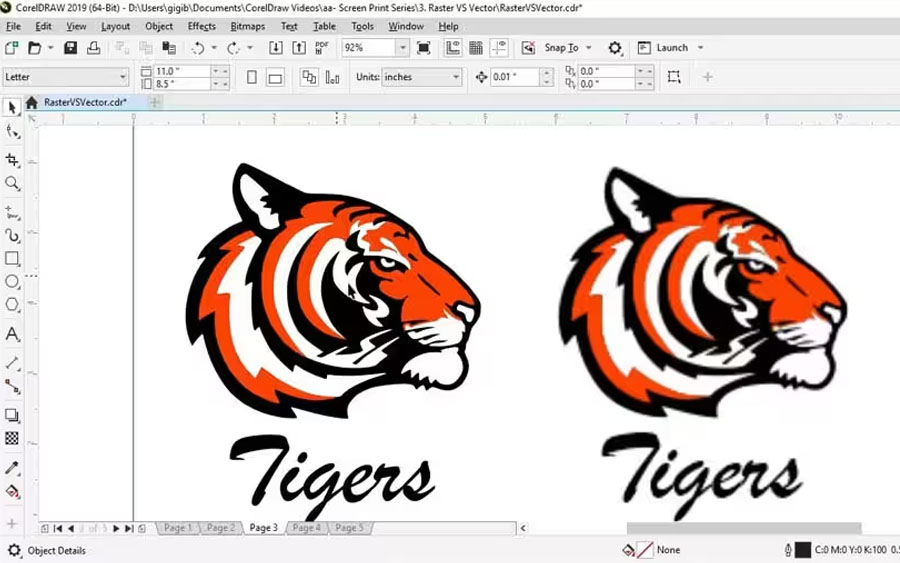 Software vectorial CorelDRAW