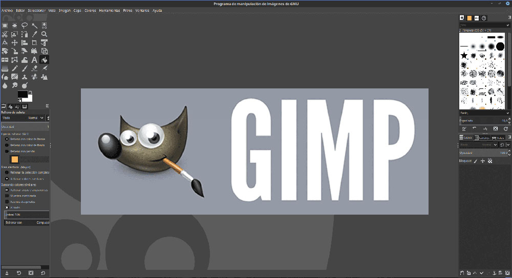 Software de grabado láser gratuito GIMP