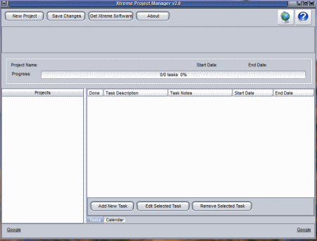 Captura de pantalla de Xtreme Project Manager.