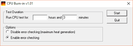 CPU Burn-in