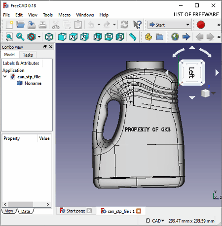 FreeCAD, un visor de archivos STEP gratuito y de código abierto