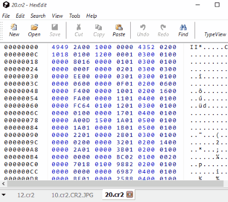Catch22 HexEdit