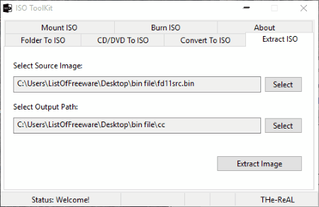 abridor de archivos bin ISO ToolKit
