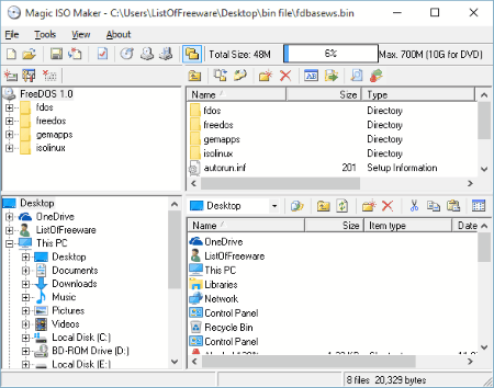 Programa gratuito para leer archivos ISO y bin