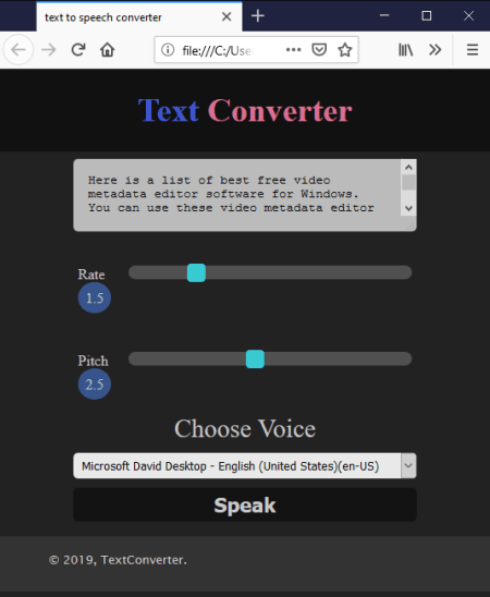 Text Converter (by therealgemjosh)